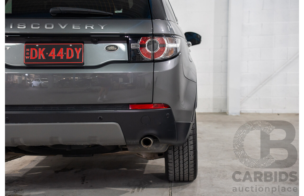 06/2017 Land Rover Discovery Sport TD4 150 SE (AWD) LC MY17 4d Wagon Ammonite Grey Metallic Turbo Diesel 2.0L - 7 Seater