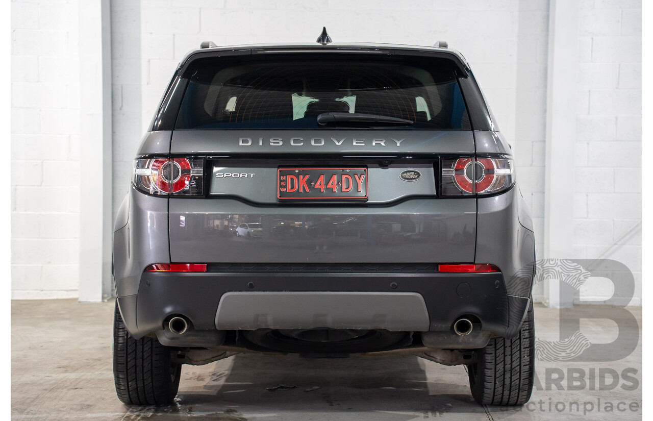 06/2017 Land Rover Discovery Sport TD4 150 SE (AWD) LC MY17 4d Wagon Ammonite Grey Metallic Turbo Diesel 2.0L - 7 Seater