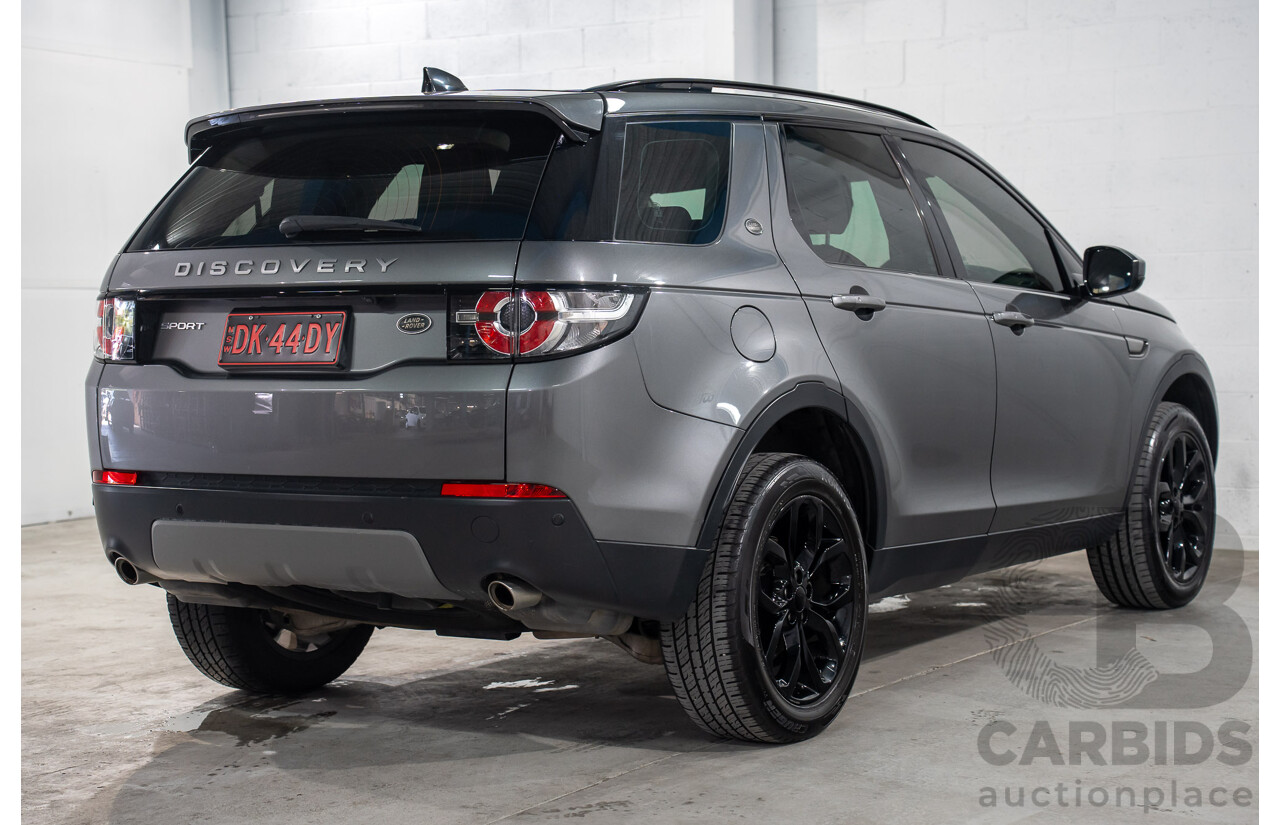 06/2017 Land Rover Discovery Sport TD4 150 SE (AWD) LC MY17 4d Wagon Ammonite Grey Metallic Turbo Diesel 2.0L - 7 Seater