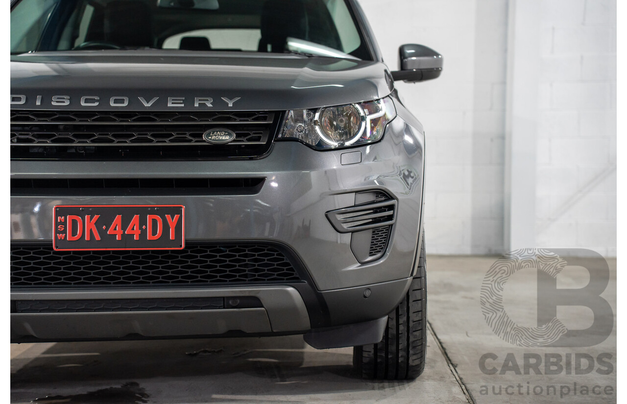06/2017 Land Rover Discovery Sport TD4 150 SE (AWD) LC MY17 4d Wagon Ammonite Grey Metallic Turbo Diesel 2.0L - 7 Seater