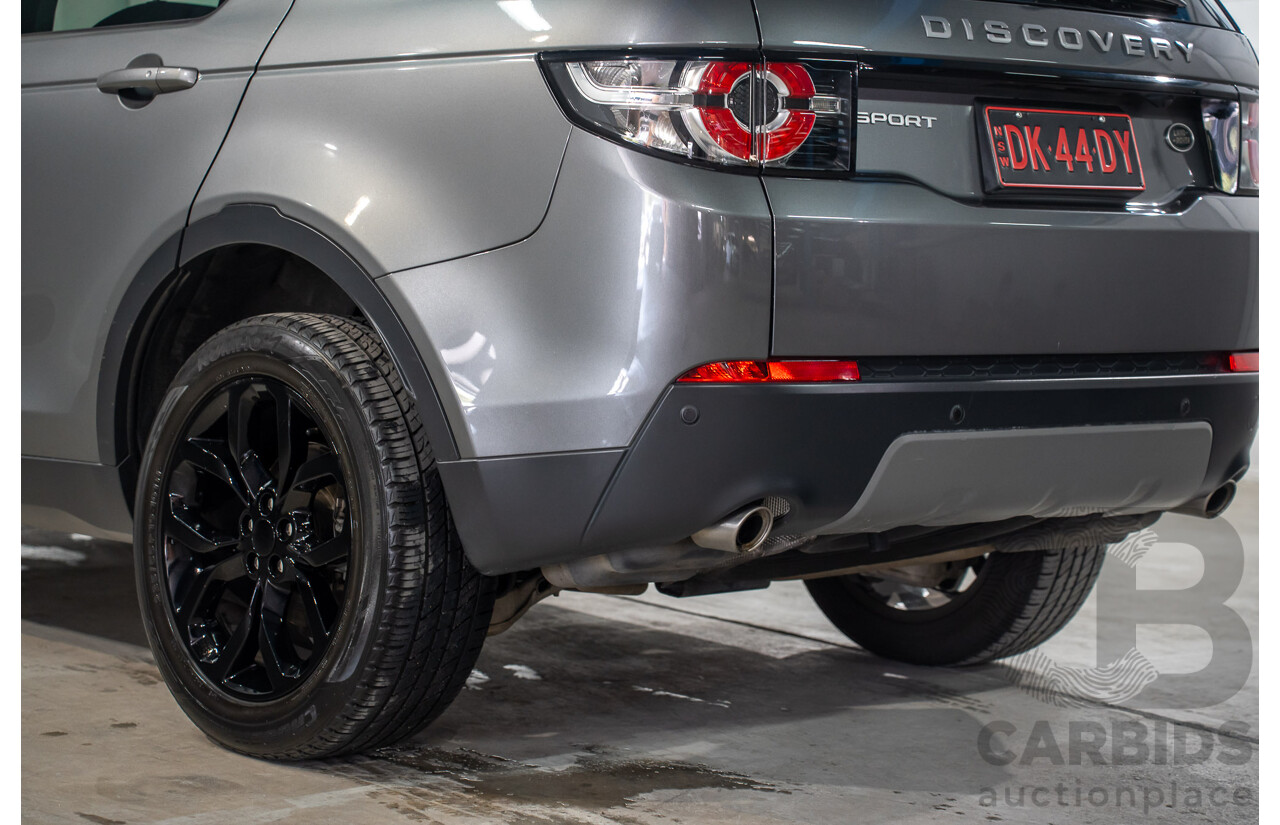 06/2017 Land Rover Discovery Sport TD4 150 SE (AWD) LC MY17 4d Wagon Ammonite Grey Metallic Turbo Diesel 2.0L - 7 Seater