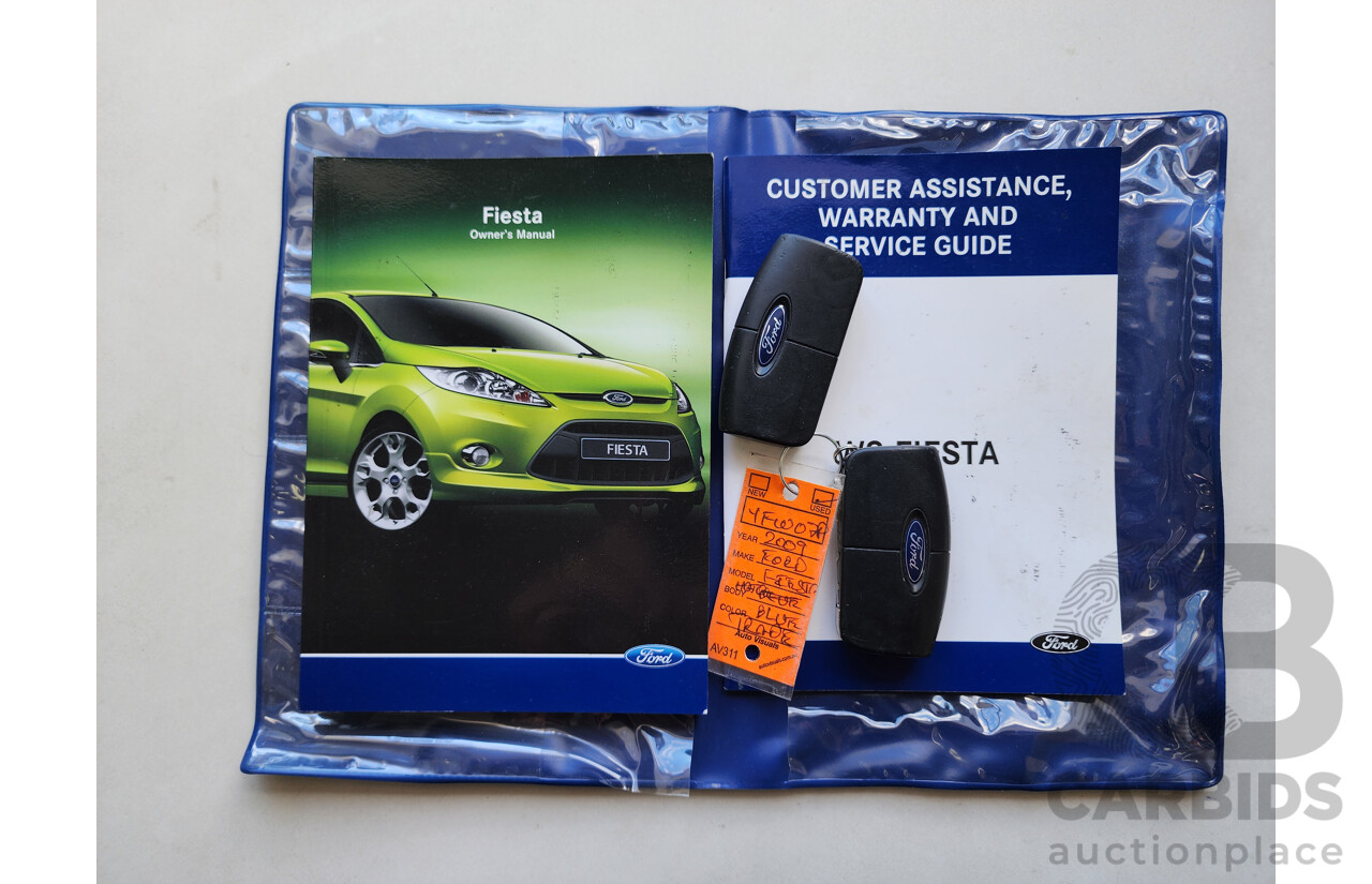 7/2009 Ford Fiesta CL WS 5d Hatchback Blue 1.4L