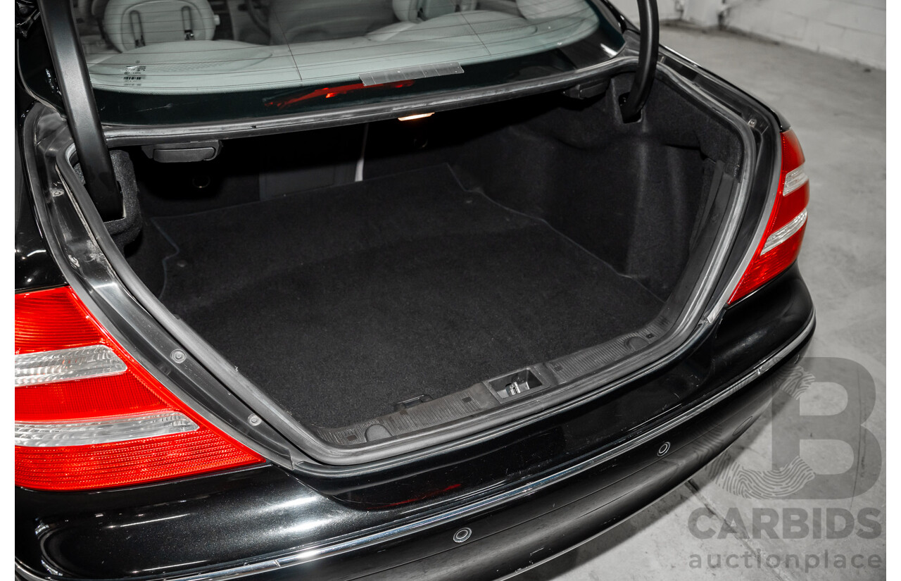 2/2005 Mercedes-Benz CLK200K Elegance C209 2d Coupe Obsidian Black Metallic Supercharged 1.8L