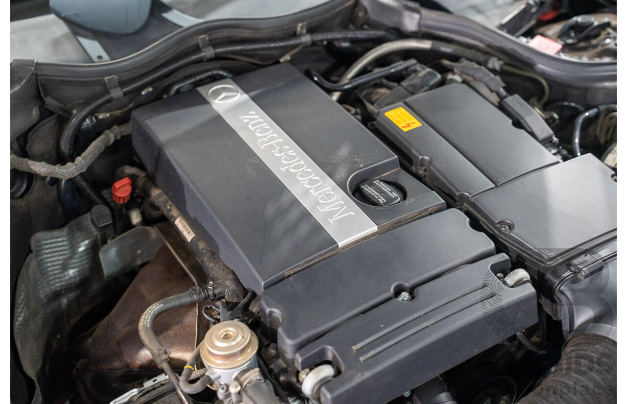 2/2005 Mercedes-Benz CLK200K Elegance C209 2d Coupe Obsidian Black Metallic Supercharged 1.8L