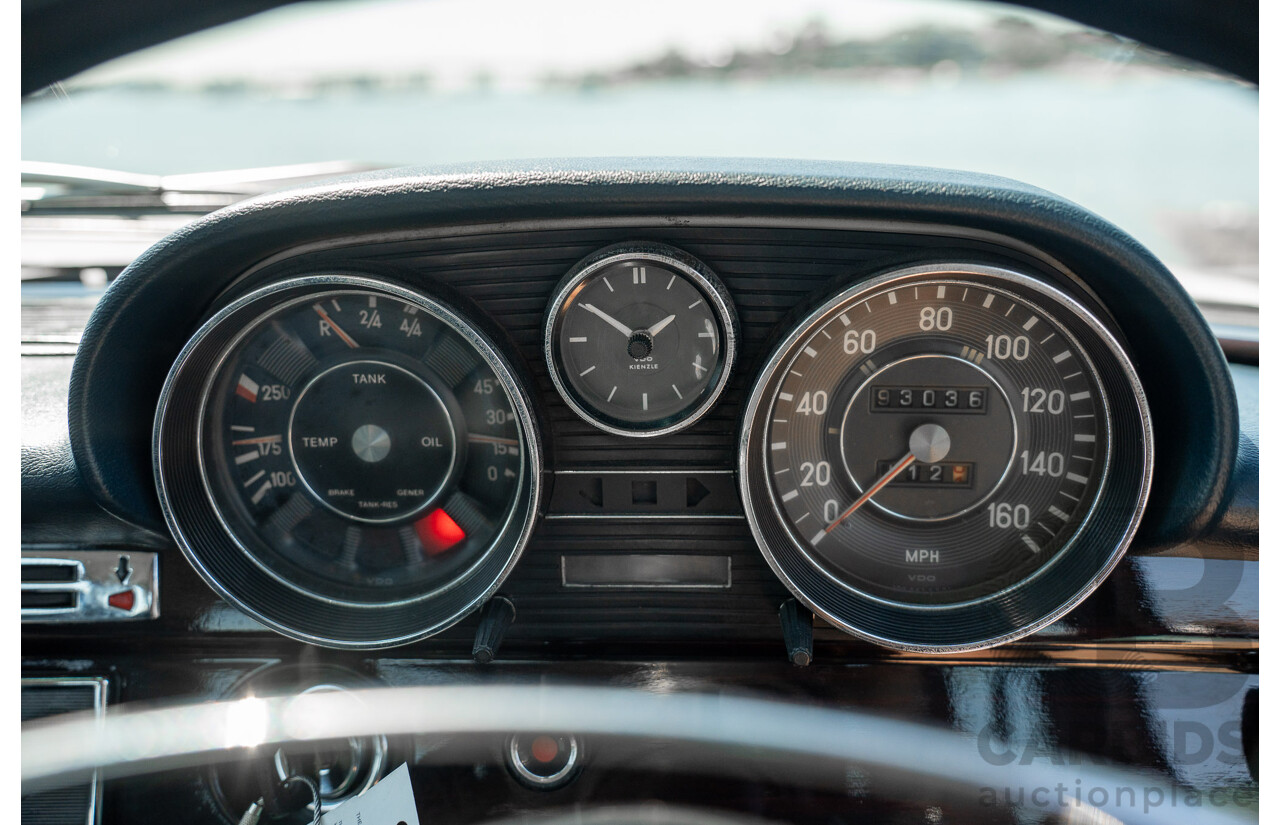 10/1972 Mercedes Benz 280 SE 3.5 W108 4d Sedan Papyrus White V8 3.5L