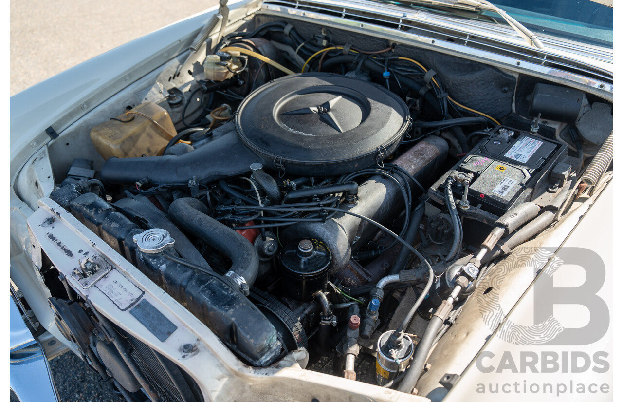 10/1972 Mercedes Benz 280 SE 3.5 W108 4d Sedan Papyrus White V8 3.5L
