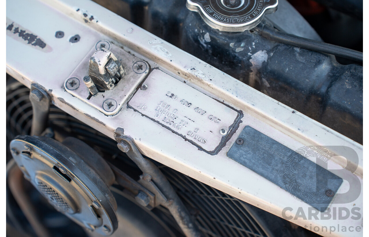 10/1972 Mercedes Benz 280 SE 3.5 W108 4d Sedan Papyrus White V8 3.5L