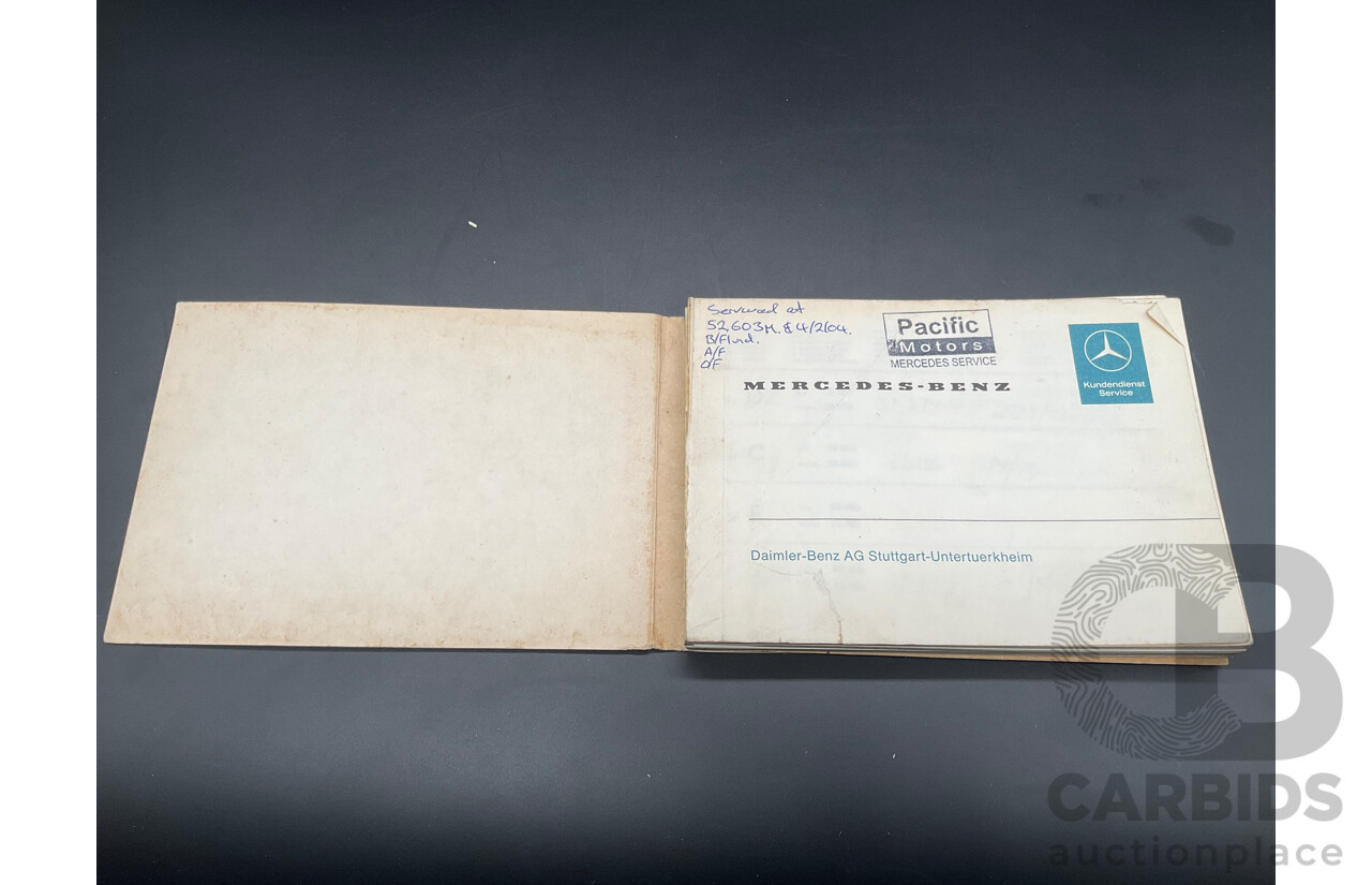 10/1972 Mercedes Benz 280 SE 3.5 W108 4d Sedan Papyrus White V8 3.5L