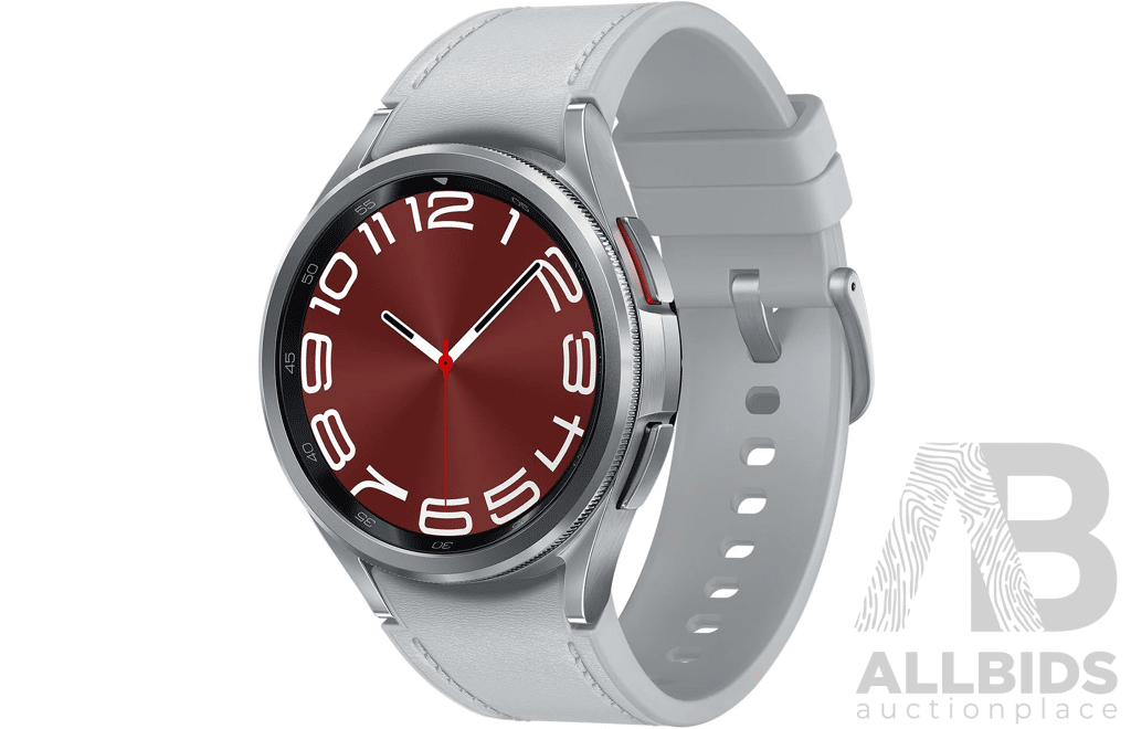 SAMSUNG GALAXY Watch6 Classic LTE 43mm - Sliver (SM-R955F) - ORP $798