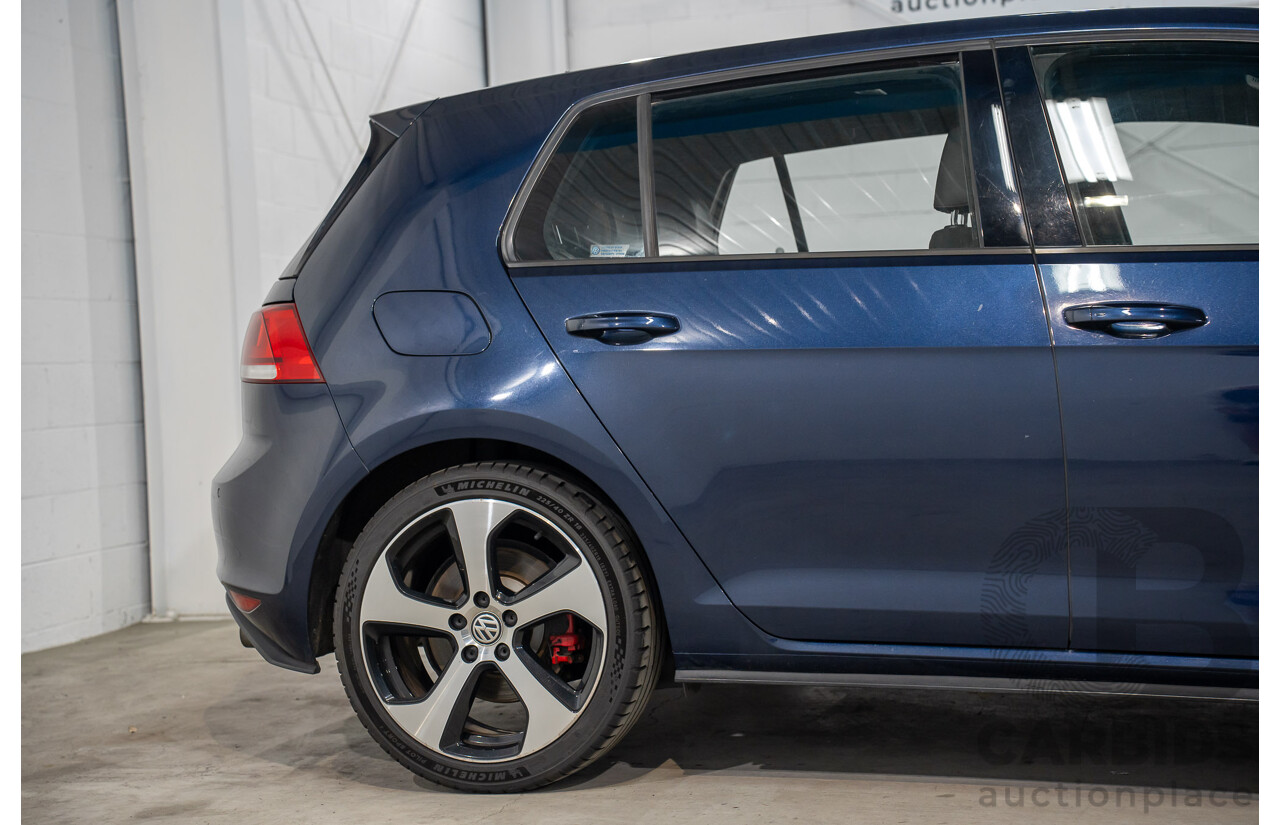 04/2017 Volkswagen Golf GTi (FWD) AU MY17 5d Hatchback Dark Iron Blue Metallic Turbo 2.0L