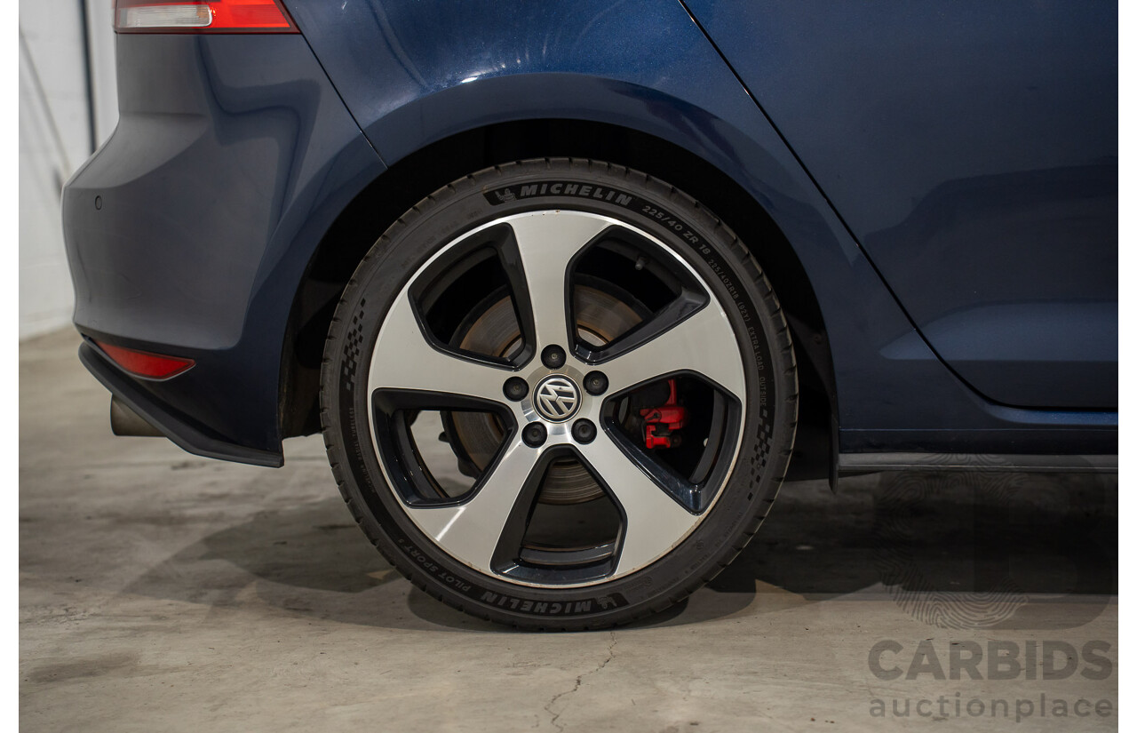 04/2017 Volkswagen Golf GTi (FWD) AU MY17 5d Hatchback Dark Iron Blue Metallic Turbo 2.0L