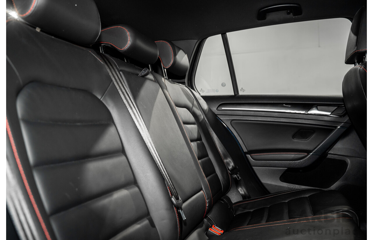 04/2017 Volkswagen Golf GTi (FWD) AU MY17 5d Hatchback Dark Iron Blue Metallic Turbo 2.0L