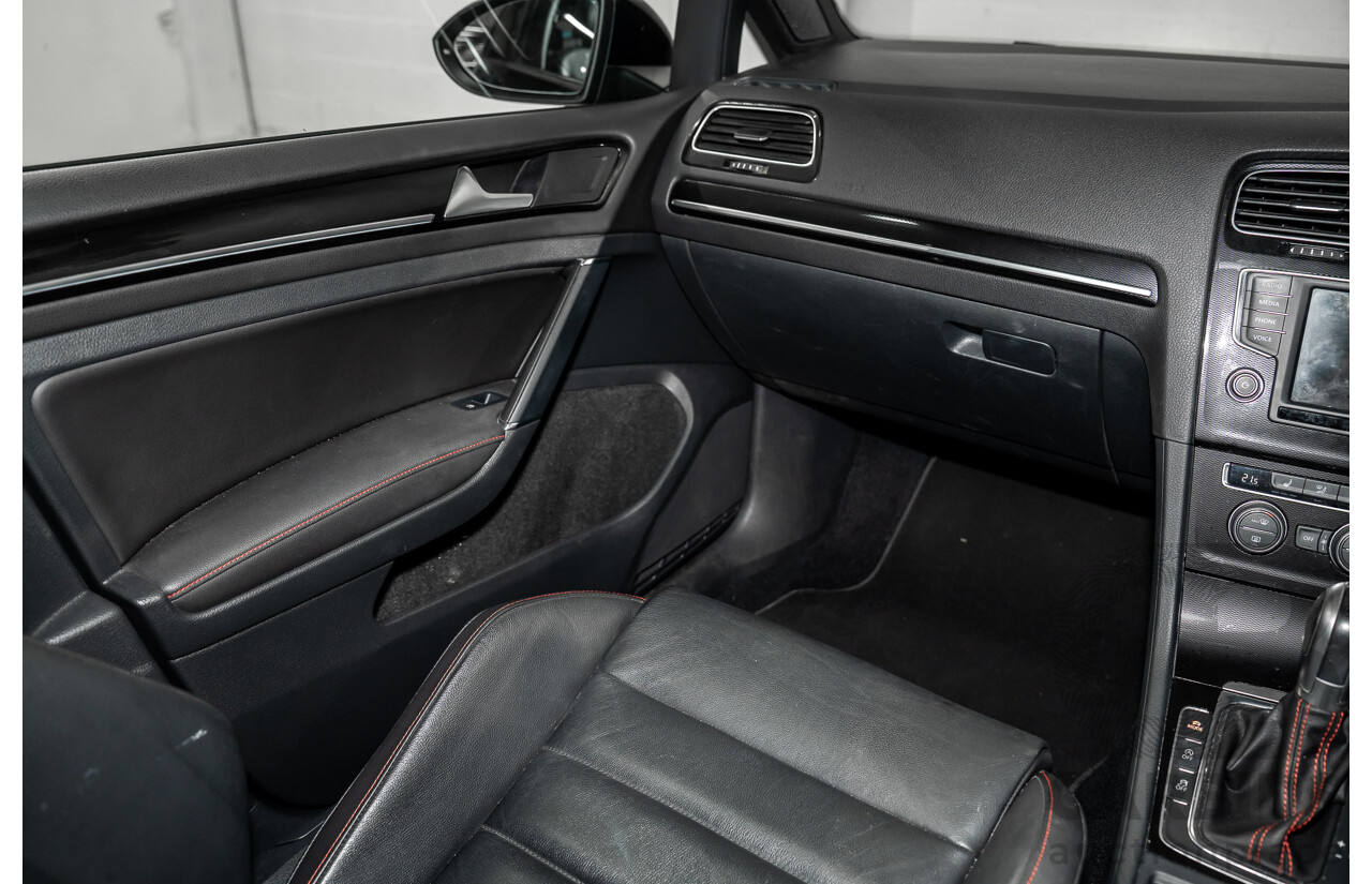 04/2017 Volkswagen Golf GTi (FWD) AU MY17 5d Hatchback Dark Iron Blue Metallic Turbo 2.0L