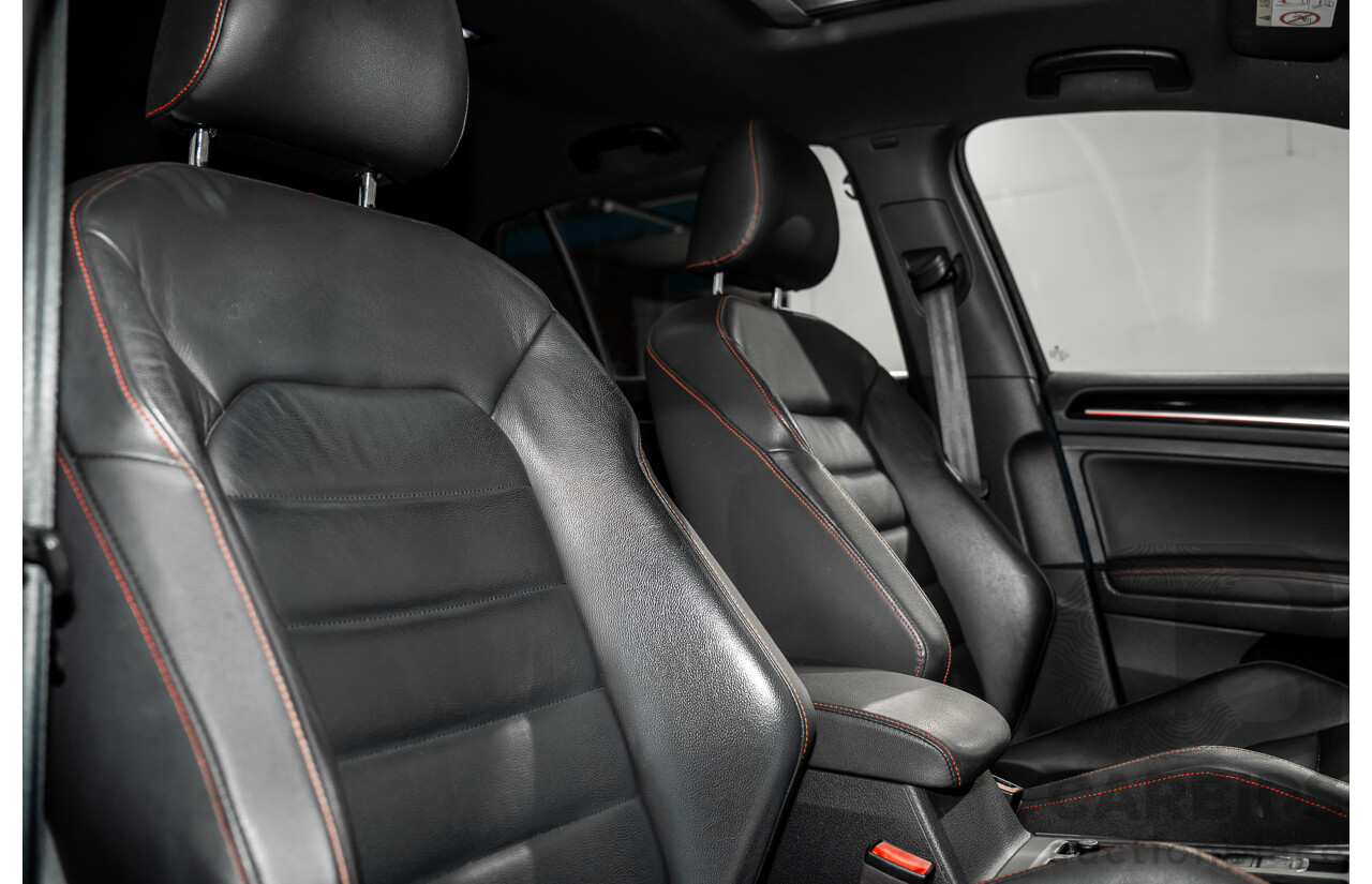 04/2017 Volkswagen Golf GTi (FWD) AU MY17 5d Hatchback Dark Iron Blue Metallic Turbo 2.0L