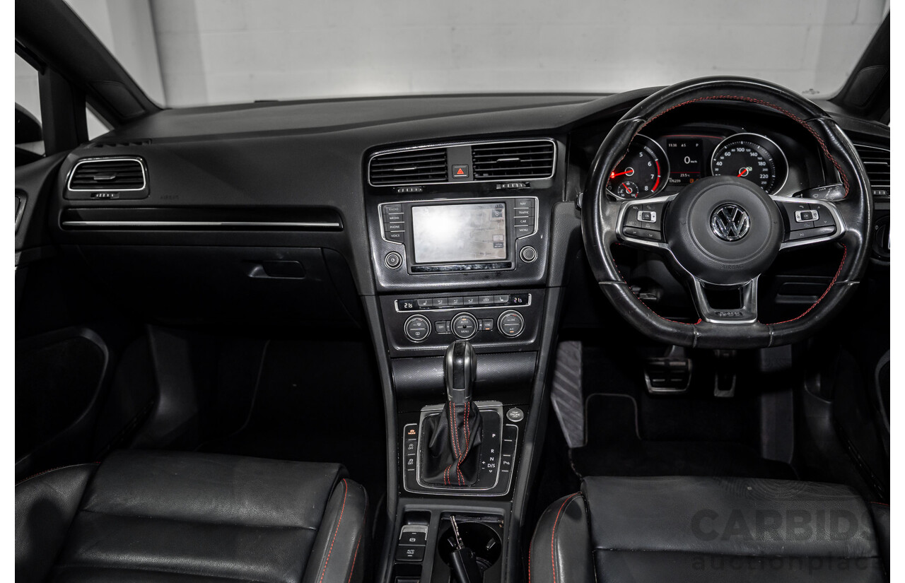 04/2017 Volkswagen Golf GTi (FWD) AU MY17 5d Hatchback Dark Iron Blue Metallic Turbo 2.0L
