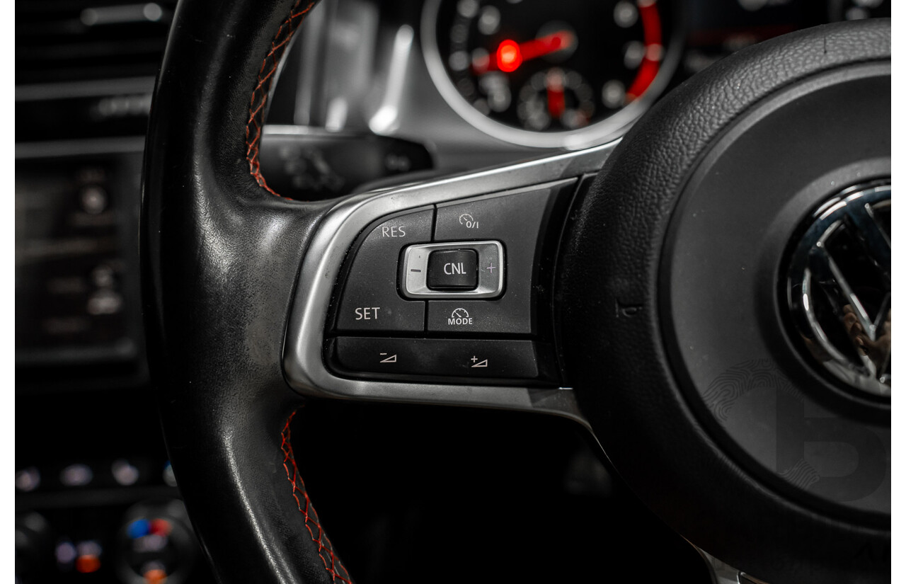 04/2017 Volkswagen Golf GTi (FWD) AU MY17 5d Hatchback Dark Iron Blue Metallic Turbo 2.0L