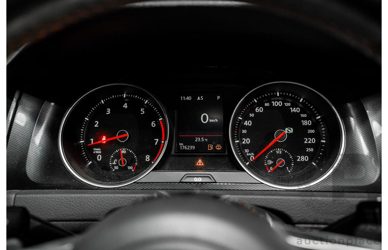 04/2017 Volkswagen Golf GTi (FWD) AU MY17 5d Hatchback Dark Iron Blue Metallic Turbo 2.0L