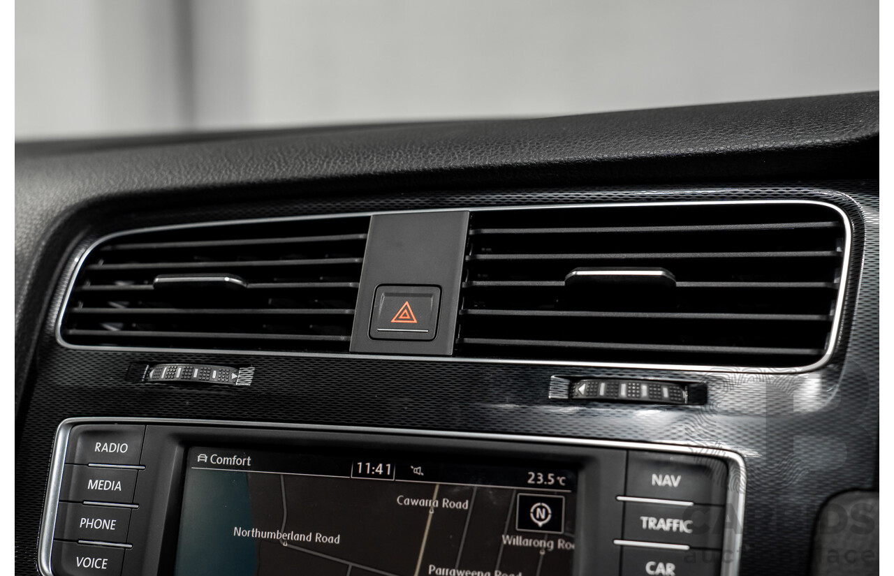 04/2017 Volkswagen Golf GTi (FWD) AU MY17 5d Hatchback Dark Iron Blue Metallic Turbo 2.0L