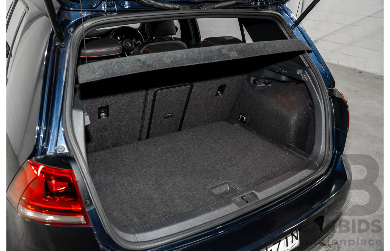 04/2017 Volkswagen Golf GTi (FWD) AU MY17 5d Hatchback Dark Iron Blue Metallic Turbo 2.0L