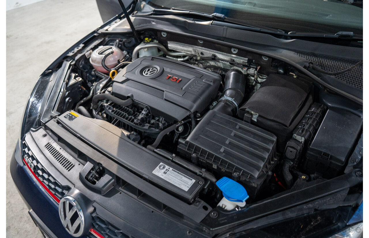 04/2017 Volkswagen Golf GTi (FWD) AU MY17 5d Hatchback Dark Iron Blue Metallic Turbo 2.0L