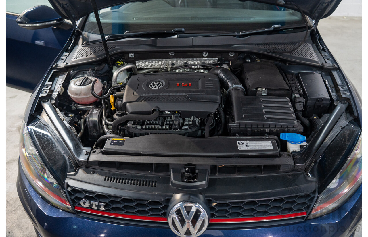04/2017 Volkswagen Golf GTi (FWD) AU MY17 5d Hatchback Dark Iron Blue Metallic Turbo 2.0L