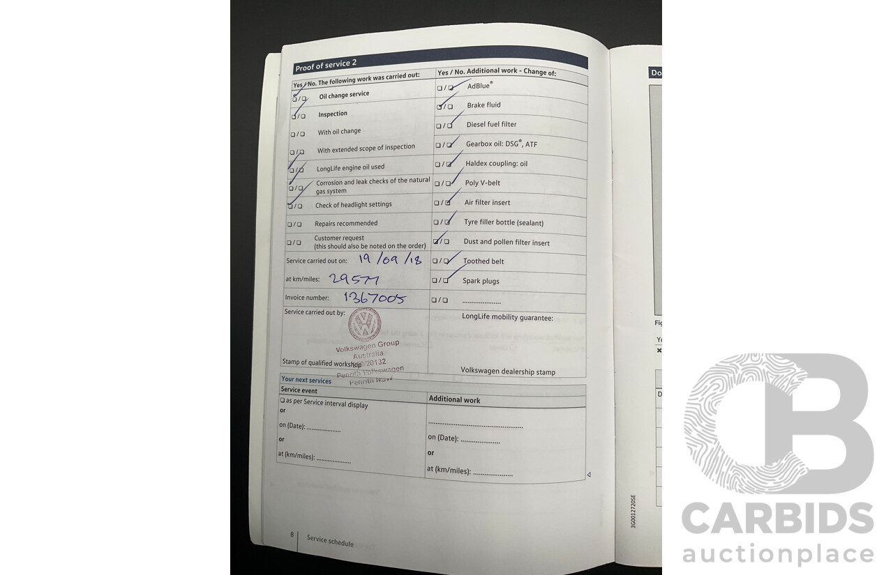 04/2017 Volkswagen Golf GTi (FWD) AU MY17 5d Hatchback Dark Iron Blue Metallic Turbo 2.0L