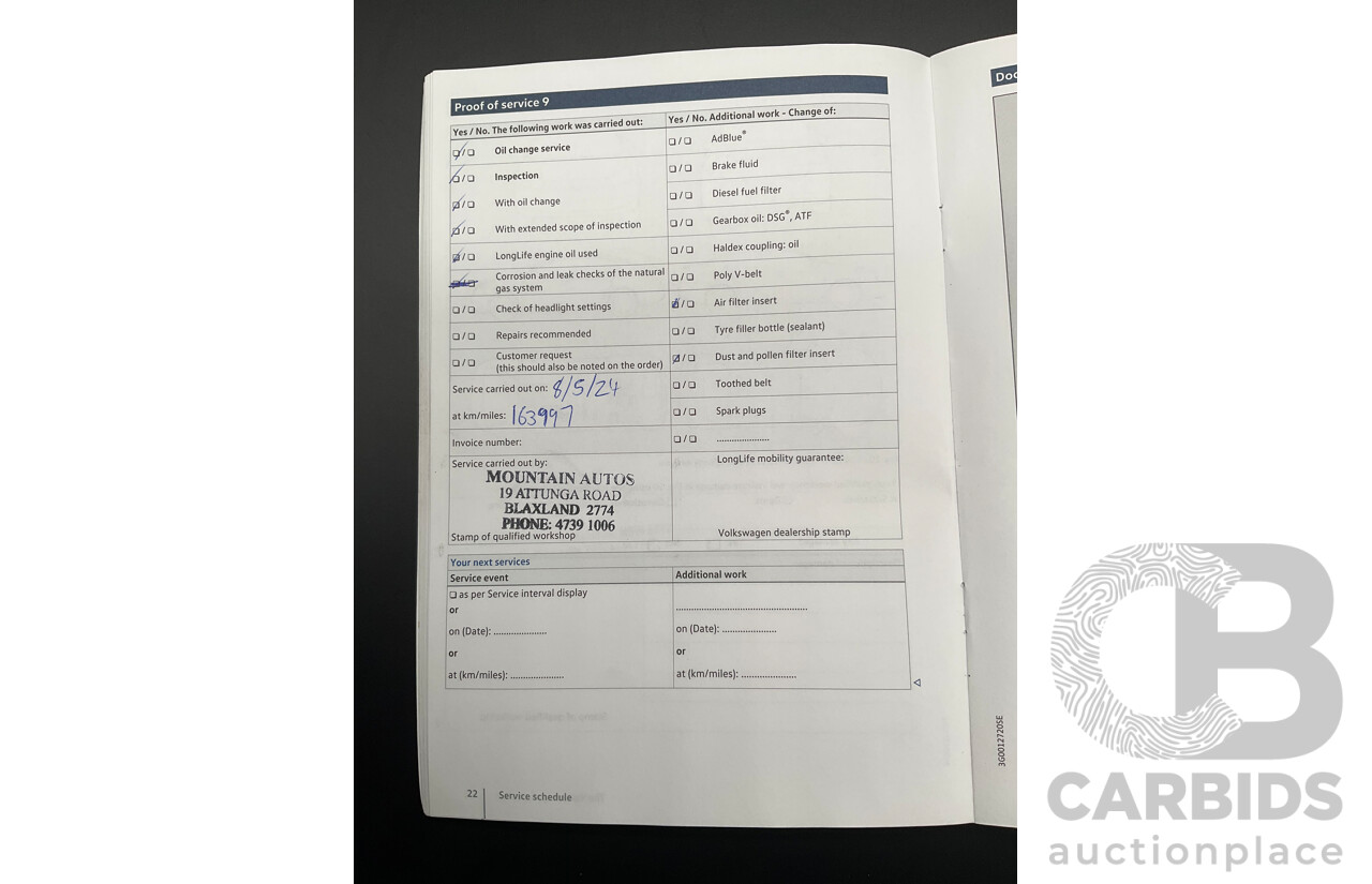 04/2017 Volkswagen Golf GTi (FWD) AU MY17 5d Hatchback Dark Iron Blue Metallic Turbo 2.0L