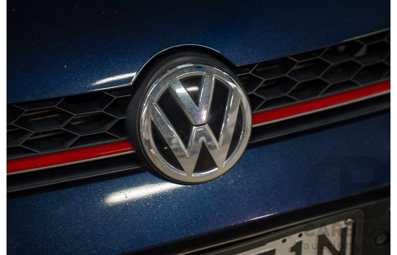 04/2017 Volkswagen Golf GTi (FWD) AU MY17 5d Hatchback Dark Iron Blue Metallic Turbo 2.0L