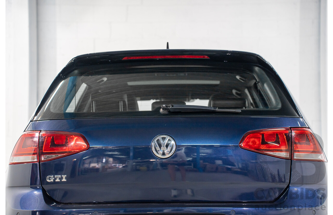 04/2017 Volkswagen Golf GTi (FWD) AU MY17 5d Hatchback Dark Iron Blue Metallic Turbo 2.0L
