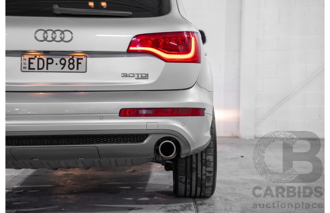 12/2010 Audi Q7 3.0 TDI Quattro (AWD) MY11 4d Ice Silver Metallic Turbo Diesel 3.0L - 7 Seater