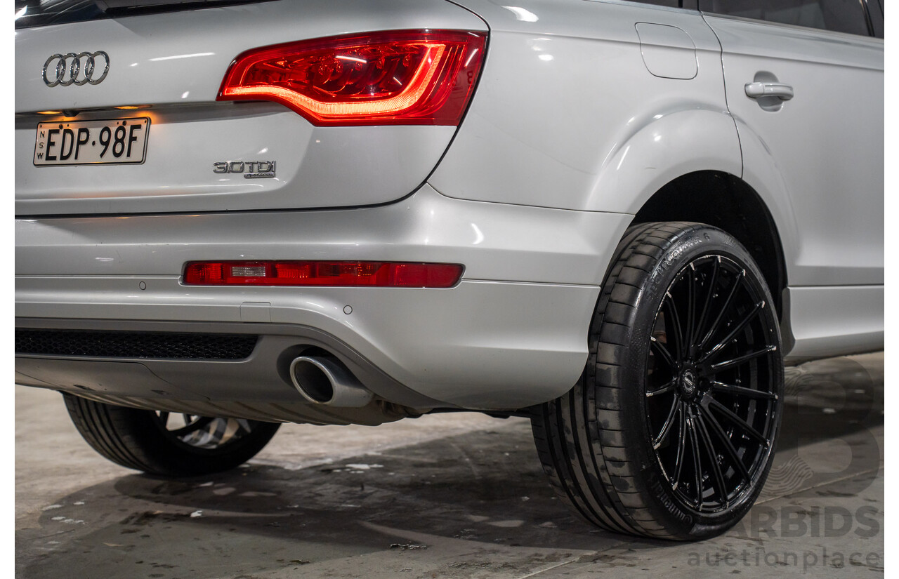 12/2010 Audi Q7 3.0 TDI Quattro (AWD) MY11 4d Ice Silver Metallic Turbo Diesel 3.0L - 7 Seater