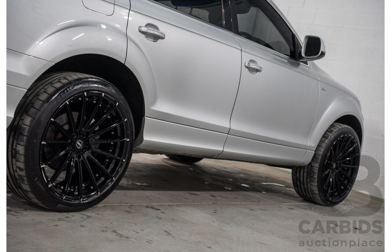 12/2010 Audi Q7 3.0 TDI Quattro (AWD) MY11 4d Ice Silver Metallic Turbo Diesel 3.0L - 7 Seater