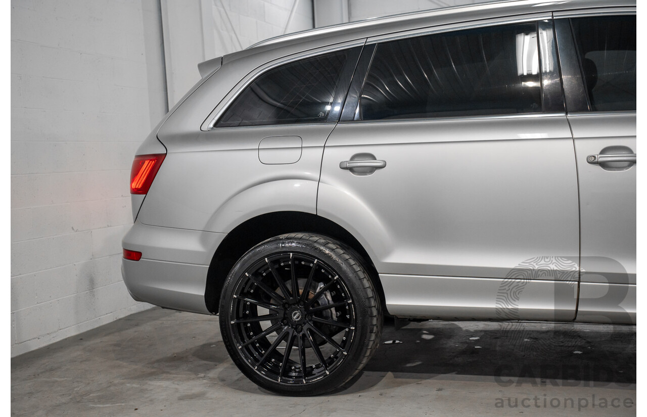12/2010 Audi Q7 3.0 TDI Quattro (AWD) MY11 4d Ice Silver Metallic Turbo Diesel 3.0L - 7 Seater
