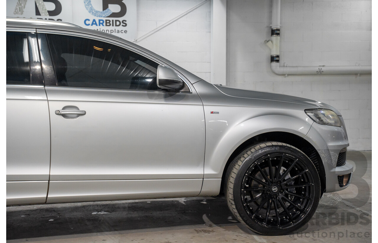 12/2010 Audi Q7 3.0 TDI Quattro (AWD) MY11 4d Ice Silver Metallic Turbo Diesel 3.0L - 7 Seater
