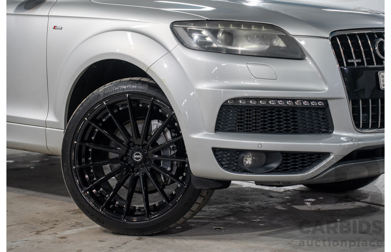 12/2010 Audi Q7 3.0 TDI Quattro (AWD) MY11 4d Ice Silver Metallic Turbo Diesel 3.0L - 7 Seater