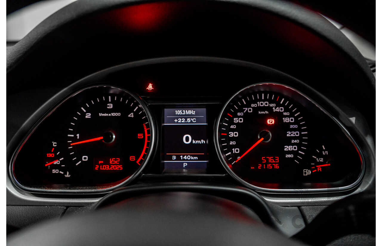 12/2010 Audi Q7 3.0 TDI Quattro (AWD) MY11 4d Ice Silver Metallic Turbo Diesel 3.0L - 7 Seater