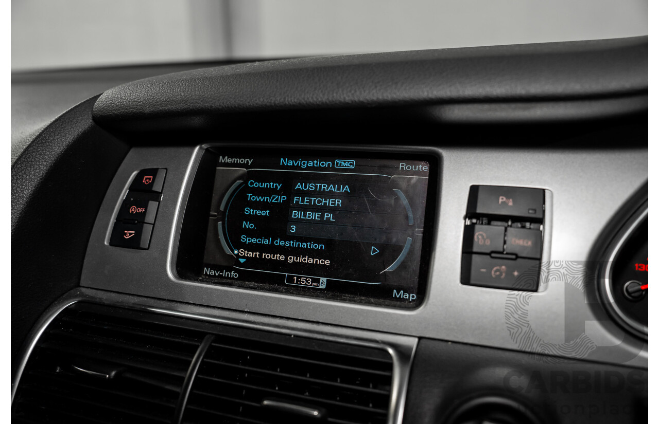 12/2010 Audi Q7 3.0 TDI Quattro (AWD) MY11 4d Ice Silver Metallic Turbo Diesel 3.0L - 7 Seater