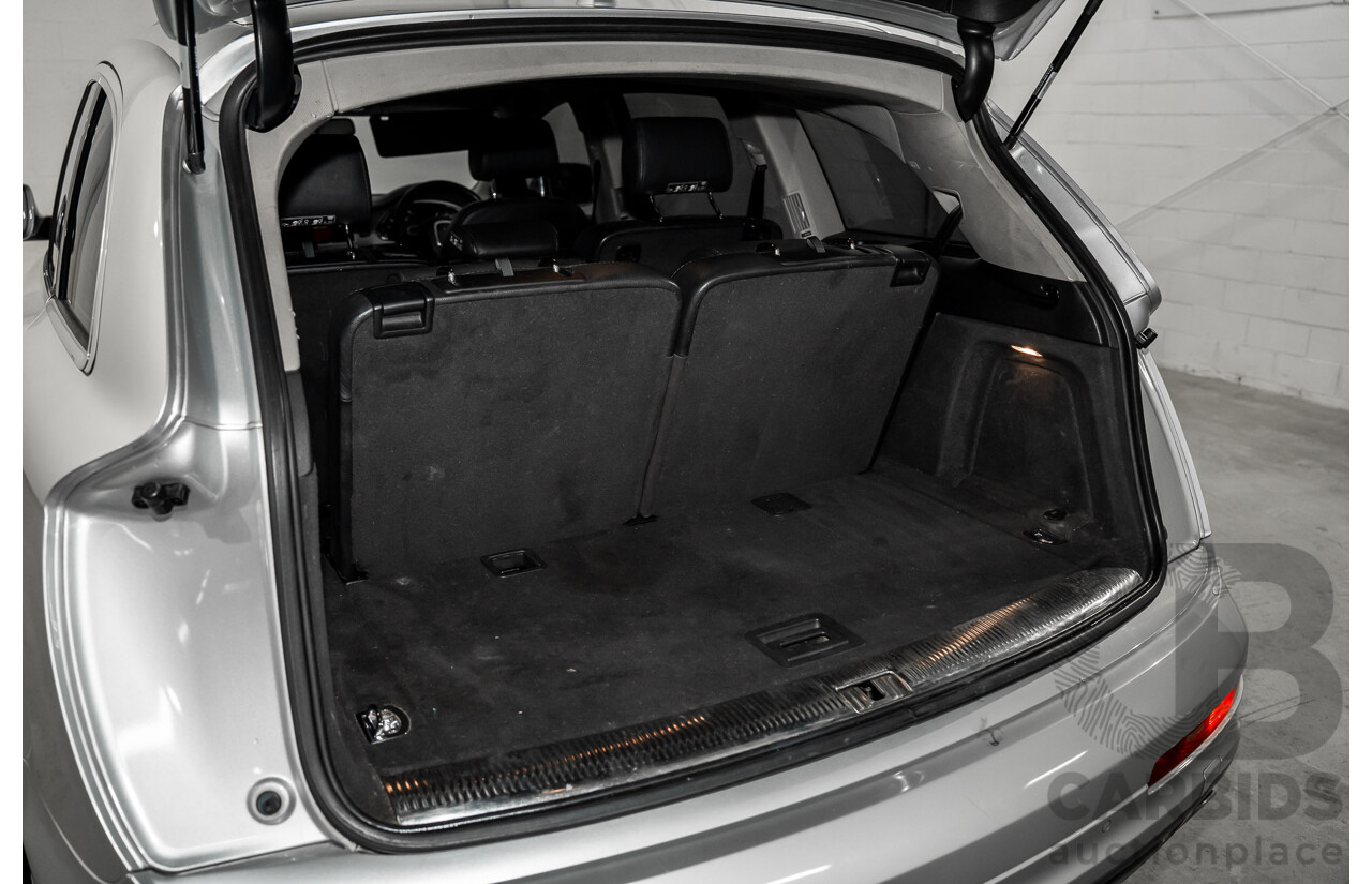 12/2010 Audi Q7 3.0 TDI Quattro (AWD) MY11 4d Ice Silver Metallic Turbo Diesel 3.0L - 7 Seater