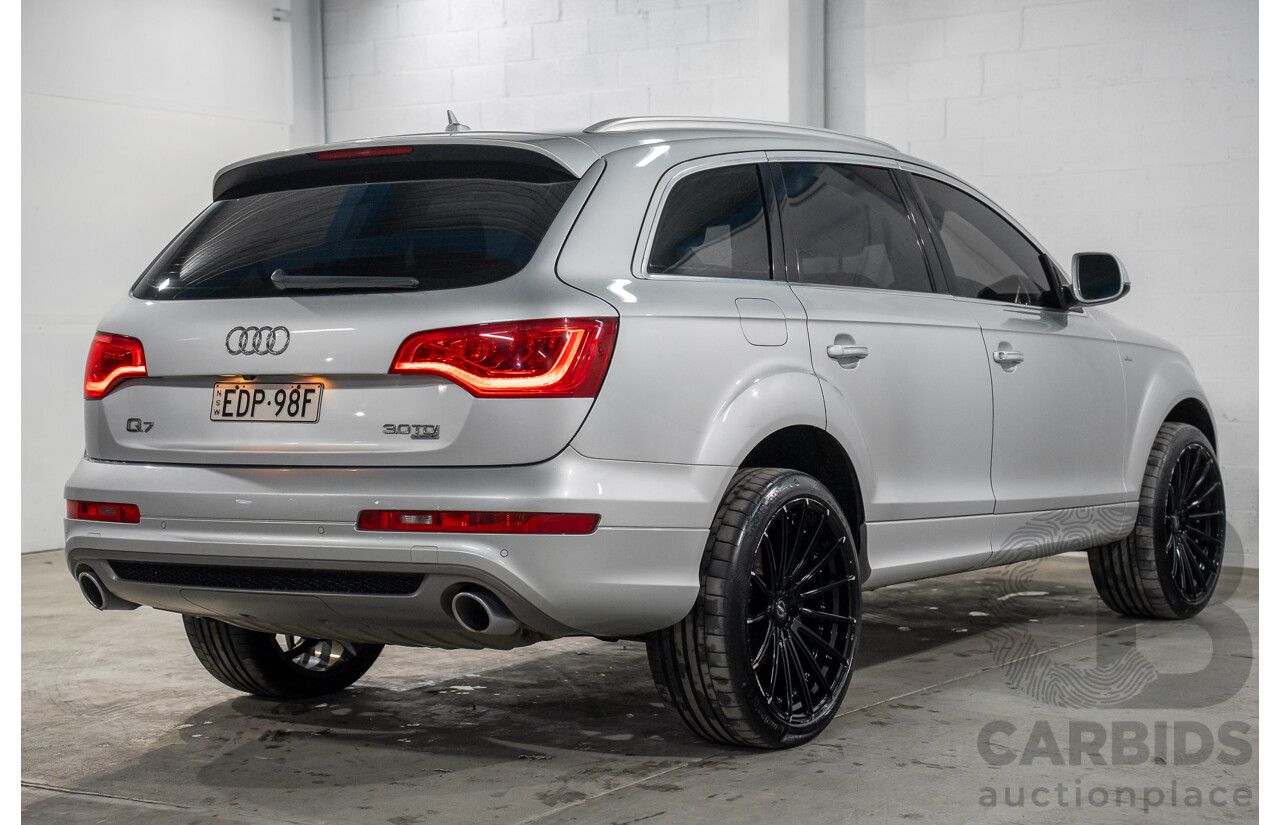 12/2010 Audi Q7 3.0 TDI Quattro (AWD) MY11 4d Ice Silver Metallic Turbo Diesel 3.0L - 7 Seater
