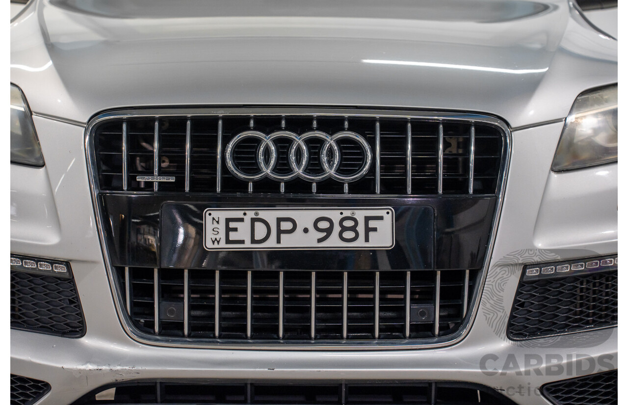 12/2010 Audi Q7 3.0 TDI Quattro (AWD) MY11 4d Ice Silver Metallic Turbo Diesel 3.0L - 7 Seater