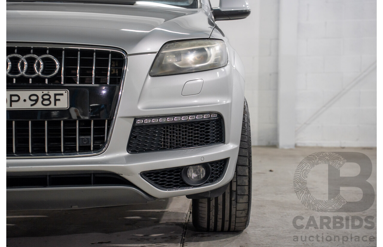 12/2010 Audi Q7 3.0 TDI Quattro (AWD) MY11 4d Ice Silver Metallic Turbo Diesel 3.0L - 7 Seater