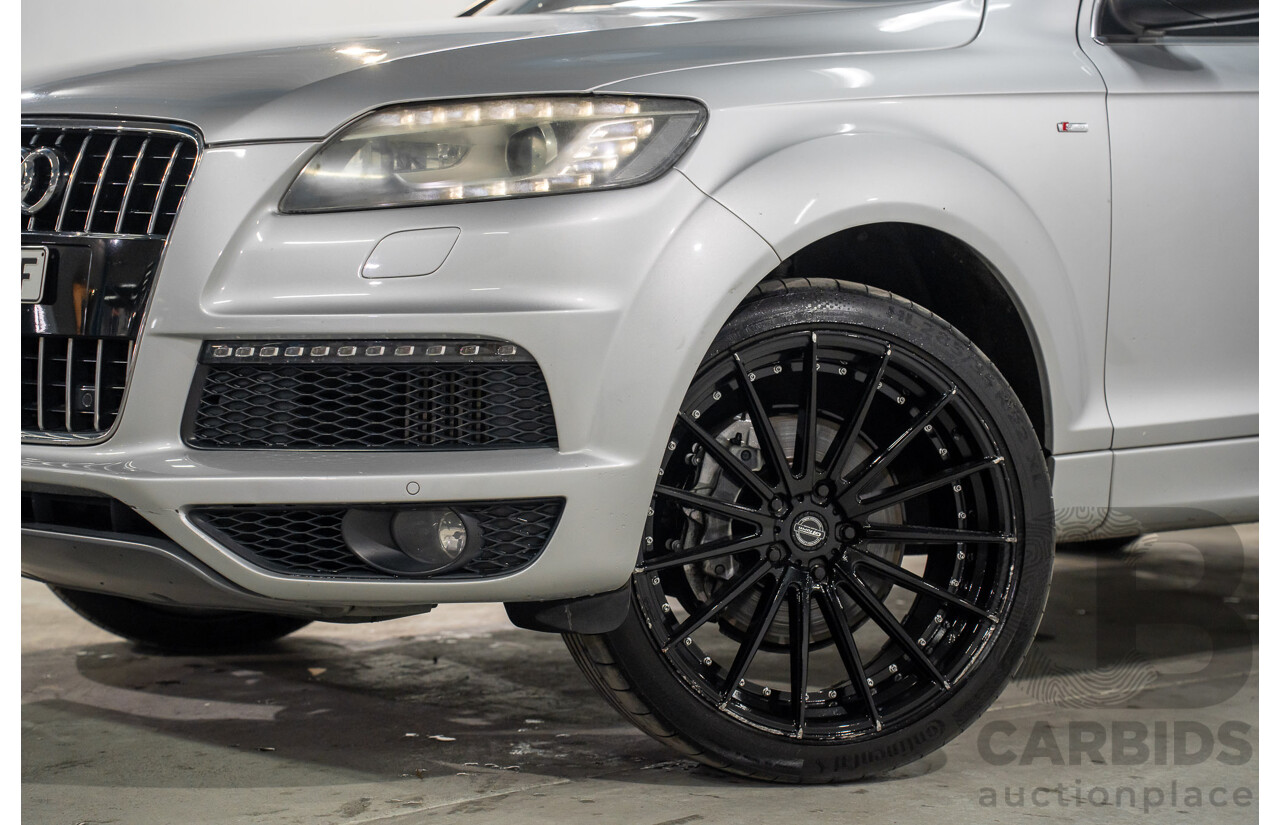 12/2010 Audi Q7 3.0 TDI Quattro (AWD) MY11 4d Ice Silver Metallic Turbo Diesel 3.0L - 7 Seater