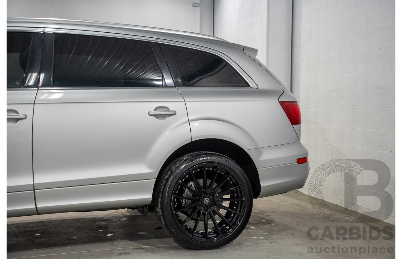 12/2010 Audi Q7 3.0 TDI Quattro (AWD) MY11 4d Ice Silver Metallic Turbo Diesel 3.0L - 7 Seater