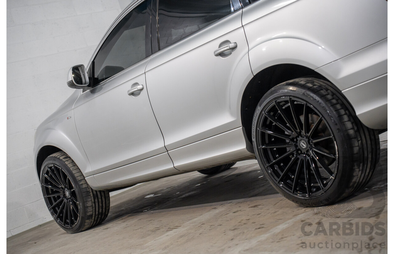 12/2010 Audi Q7 3.0 TDI Quattro (AWD) MY11 4d Ice Silver Metallic Turbo Diesel 3.0L - 7 Seater
