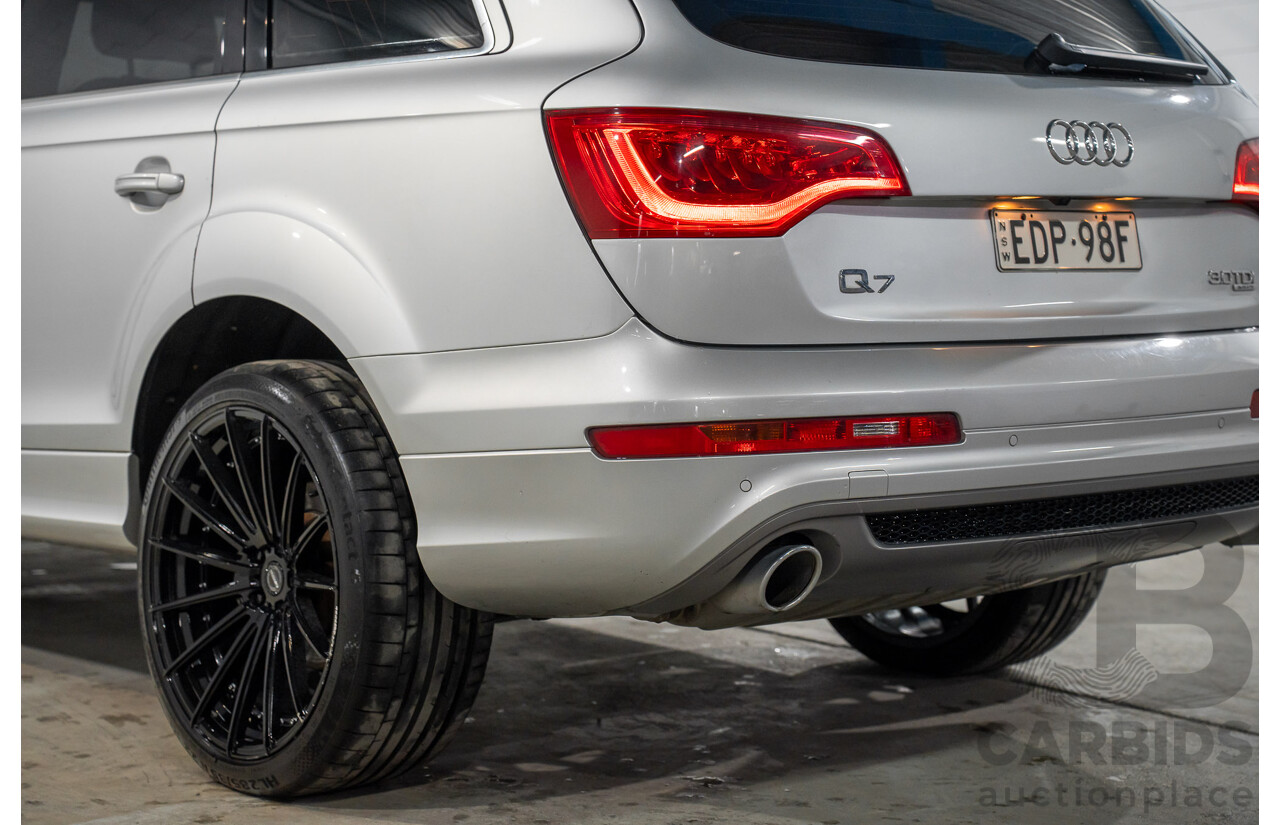 12/2010 Audi Q7 3.0 TDI Quattro (AWD) MY11 4d Ice Silver Metallic Turbo Diesel 3.0L - 7 Seater