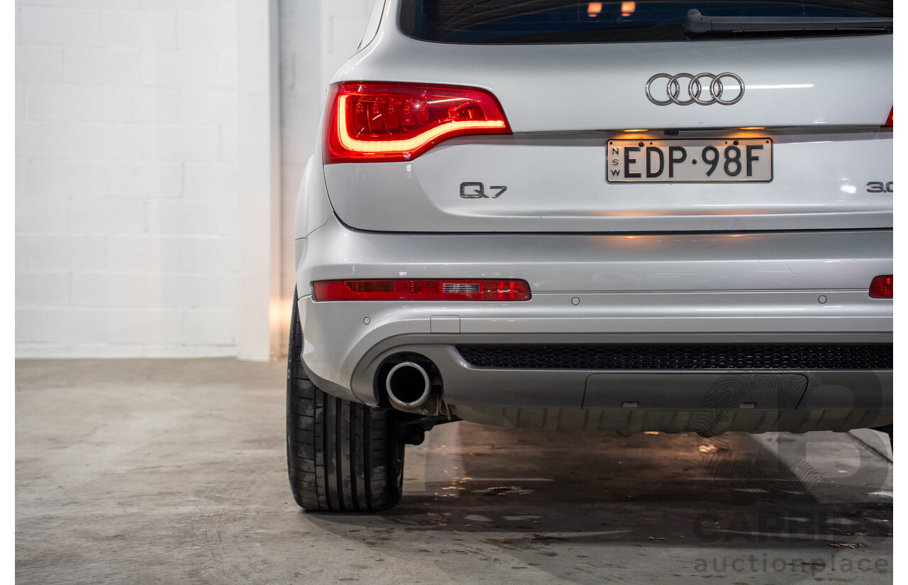 12/2010 Audi Q7 3.0 TDI Quattro (AWD) MY11 4d Ice Silver Metallic Turbo Diesel 3.0L - 7 Seater