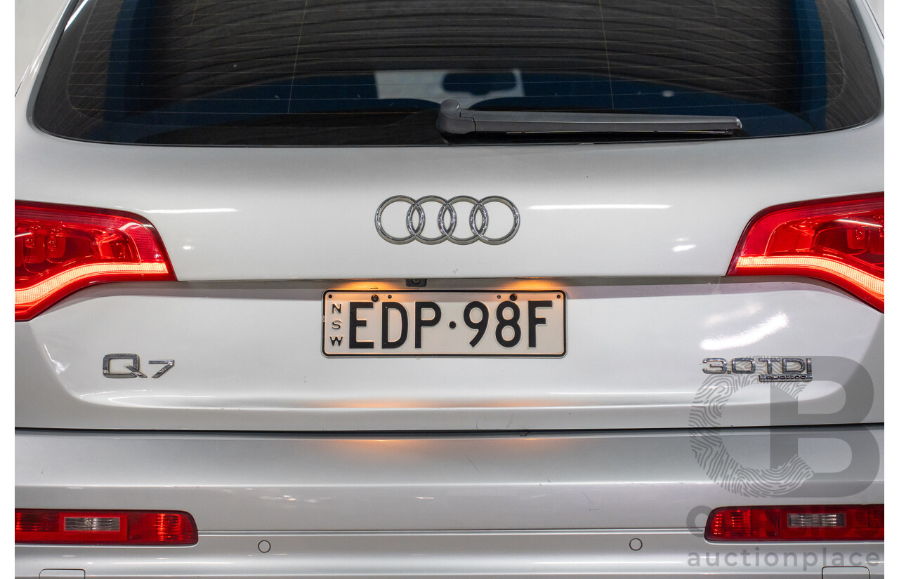 12/2010 Audi Q7 3.0 TDI Quattro (AWD) MY11 4d Ice Silver Metallic Turbo Diesel 3.0L - 7 Seater