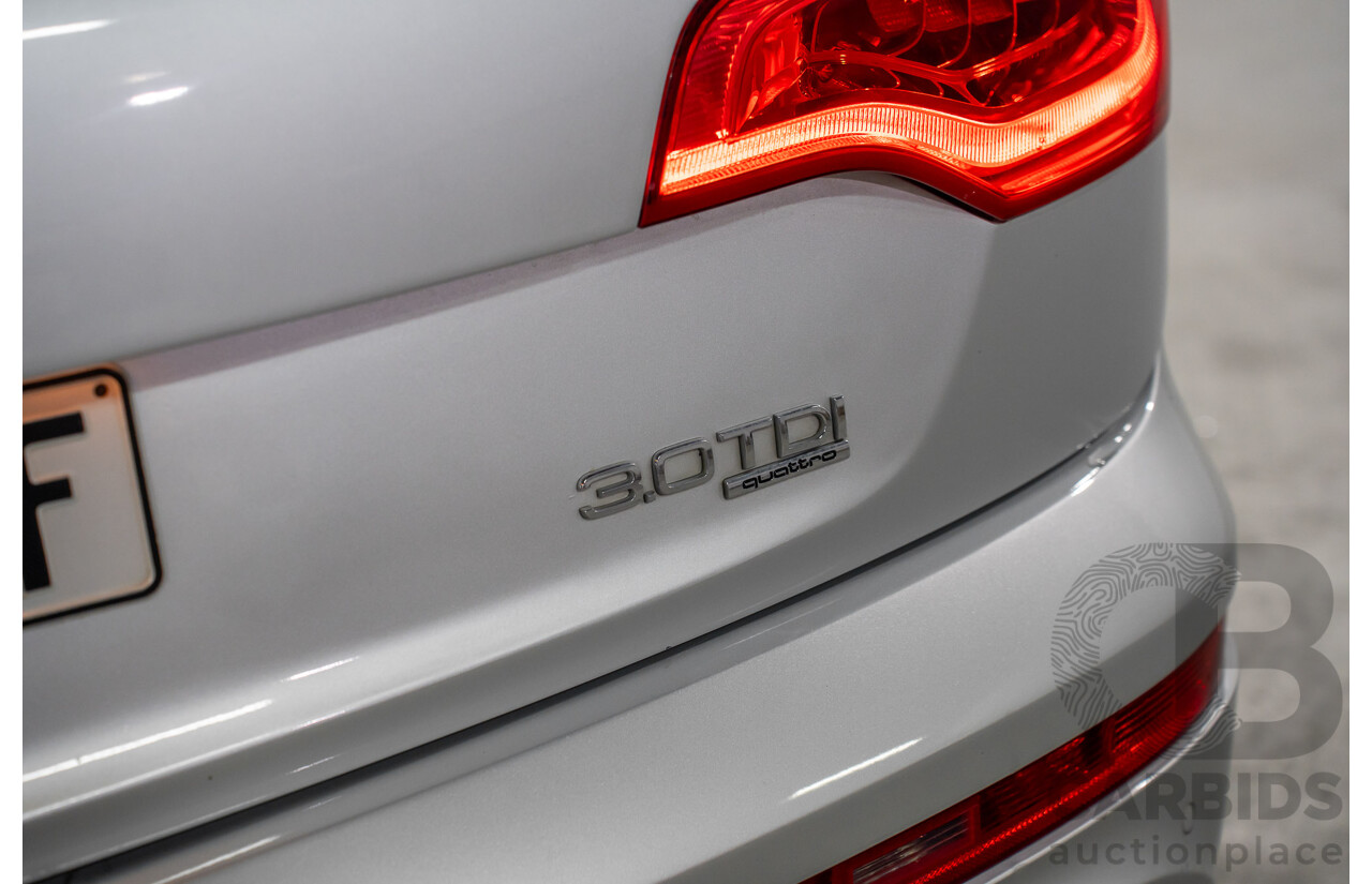 12/2010 Audi Q7 3.0 TDI Quattro (AWD) MY11 4d Ice Silver Metallic Turbo Diesel 3.0L - 7 Seater