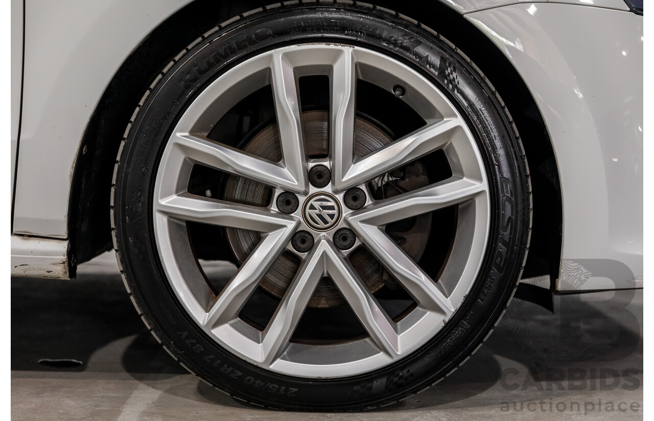 3/2015 Volkswagen Polo 81 TSI Comfortline 6R MY15 5d Hatchback Pure White Turbo 1.2L