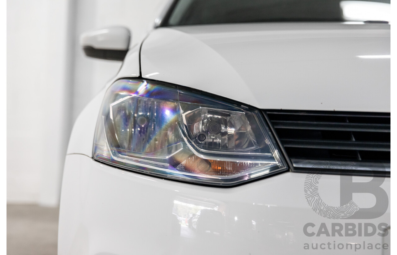 3/2015 Volkswagen Polo 81 TSI Comfortline 6R MY15 5d Hatchback Pure White Turbo 1.2L